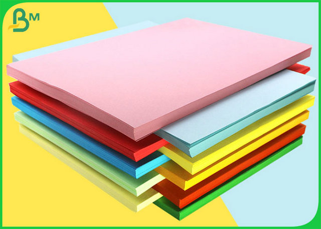 80GSM κόκκινου χρώματος πράσινο έγγραφο Woodfree χρώματος χωρίς επίστρωση για DIY Origami