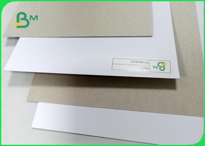 One side printed 100% recycle pulp good whiteness 300gsm duplex board for packing