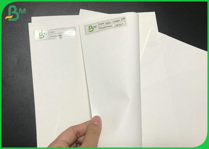 Eco 100% ανακυκλώσιμο επιστρώματος άσπρο αλεύκαντο πέτρινο έγγραφο φύλλων νερού ανθεκτικό