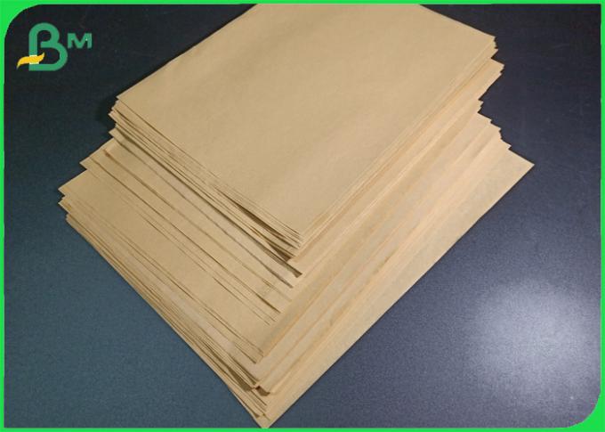 Ανακυκλώσιμο αλεύκαντο μπαμπού χαρτί της Kraft πολτού καφετί για τους φακέλους τσαντών