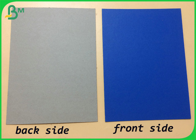1 η πλευρά έντυσε τον μπλε λουστραρισμένο με λάκκα πίνακα εγγράφου πάχους 2mm 2.5mm για τους φακέλλους