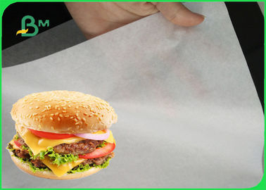 35gsm White Greaseproof Paper Food Roll Roll για συσκευασία Burger