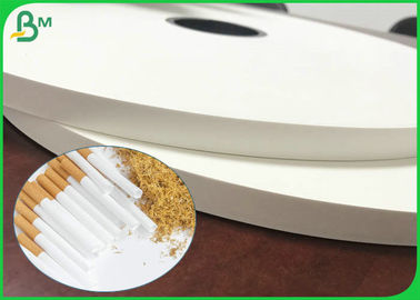 ασφαλής άσπρος ρόλος τσιγαρόχαρτου βαθμού τροφίμων 26gsm 28gsm με 28mm 32mm 35mm