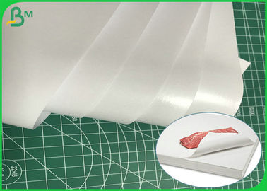 Καθαρός φυσικός ντυμένο άσπρο έγγραφο χασάπηδων 70gsm + 10g PE για το τύλιγμα του κρέατος