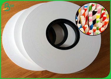 60gsm 120gsm άσπρο έγγραφο της Kraft βαθμού τροφίμων 100mm - 450mm για τα άχυρα εγγράφου