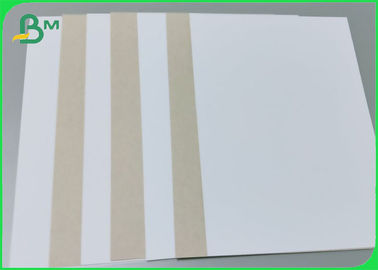 Λευκό με τον γκρίζο πίσω διπλό ανακυκλωμένο χαρτί πολτό 200g 300g 400g