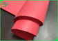 ύφασμα εγγράφου 0.3mm το 0.55mm ανακυκλώσιμο κόκκινο Kraft κυλά το Washable υλικό τσαντών