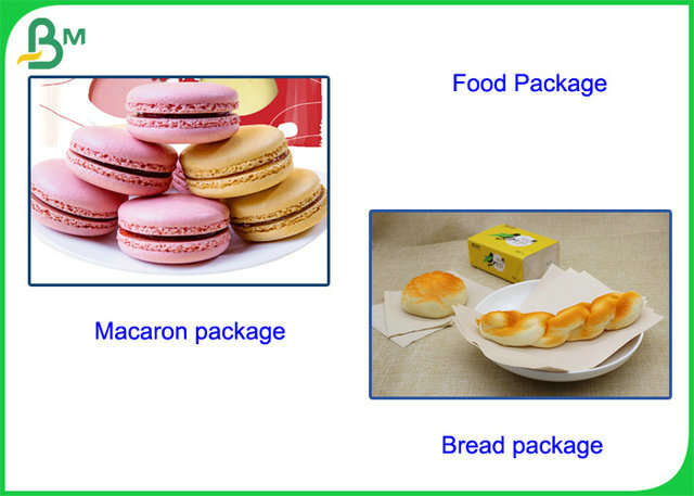 Βαθμός τροφίμων άσπρος ρόλος εγγράφου MG Kraft χρώματος 30Gr 40Gr για τη συσκευασία Macaron