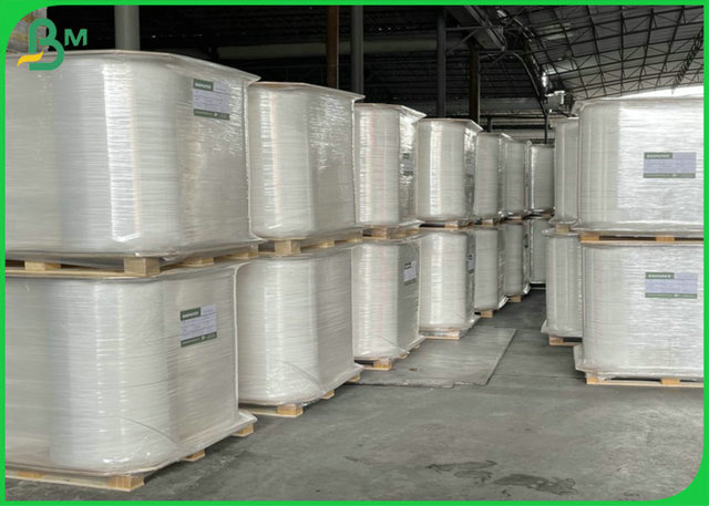 FoodGrade άσπρο χρώμα 24mm Αντιαεροπορικού Πυροβολικού τυλίγοντας έγγραφο αχύρου 25mm 26mm 27mm με 28gsm