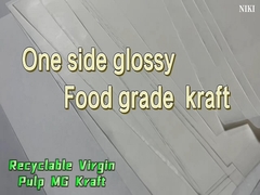 Τροφίμων MG Λευκό χαρτί Kraft