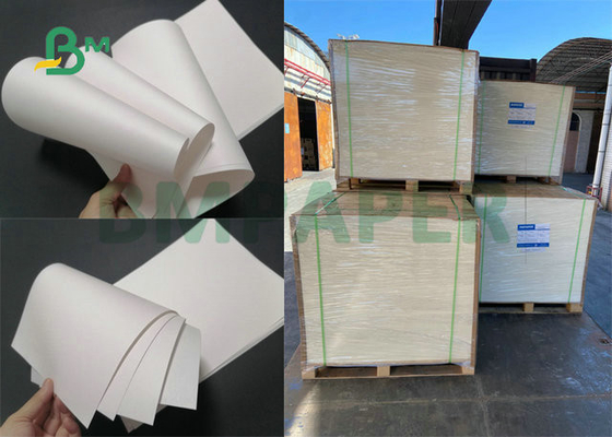 Ρολό χαρτιού 24 x 35 ιντσών ανακυκλωμένου λευκού κραφτ για χάρτινο κύπελλο 120 gsm 140 gsm