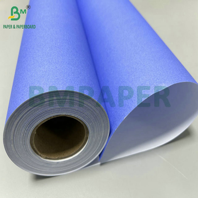 20lb 24" x 150ft μη επικαλυμμένο μονοφυλόχρωμο μπλε ψηφιακό χαρτί για εκτύπωση σχεδίων CAD
