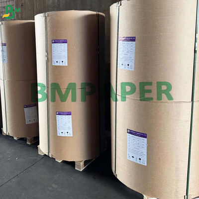 Λευκό χαρτί επικαλυμμένο 43 - 45gsm για καπάκια γιαουρτιού μονής όψης επικαλυμμένο