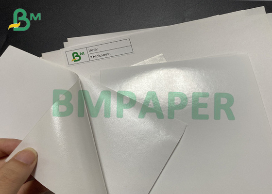 80gsm αυτοκόλλητη αυτοκόλλητων ετικεττών απόδειξη νερού εγγράφου έξοχη άσπρη στιλπνή