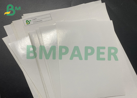 80gsm αυτοκόλλητη αυτοκόλλητων ετικεττών απόδειξη νερού εγγράφου έξοχη άσπρη στιλπνή