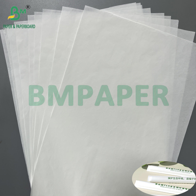Καλές επιδόσεις εκτύπωσης 24 28 GSM λευκό χαρτί περιτύλιξης υγιεινής