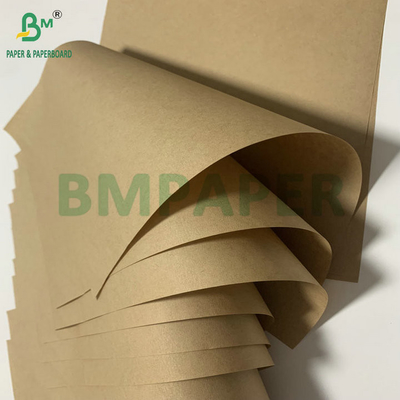 Χάρτινο καφέ Kraft χωρίς επίστρωση 70gm75gm Για τσιμέντο Τάσα συσκευασίας Εκτυπώσιμο εξωτερικό στρώμα