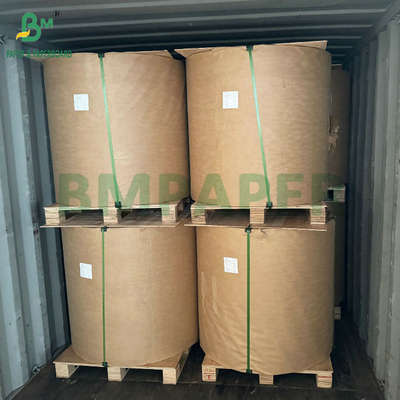 Χάρτινο καφέ Kraft χωρίς επίστρωση 70gm75gm Για τσιμέντο Τάσα συσκευασίας Εκτυπώσιμο εξωτερικό στρώμα