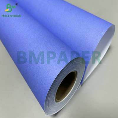 20lb 24" x 150ft μη επικαλυμμένο μονοφυλόχρωμο μπλε ψηφιακό χαρτί για εκτύπωση σχεδίων CAD