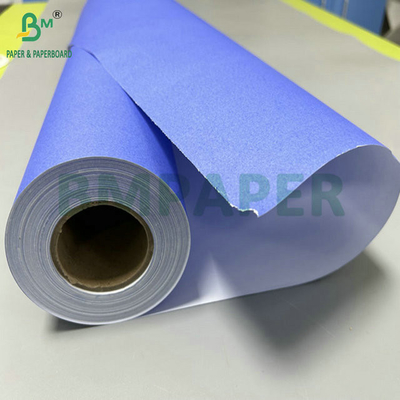 20lb 24" x 150ft μη επικαλυμμένο μονοφυλόχρωμο μπλε ψηφιακό χαρτί για εκτύπωση σχεδίων CAD