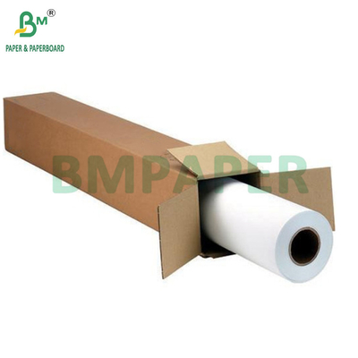 180GSM Μεγάλο μορφότυπο Ματ επικαλυμμένο με μελάνι σχεδιαστής φωτογραφικού χαρτιού ρολό 61cm x 30m