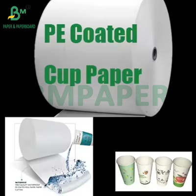 190gm + 15g PE επικαλυμμένο χαρτί κυλίνδρου Cupstock για ζεστά ή κρύα ποτά