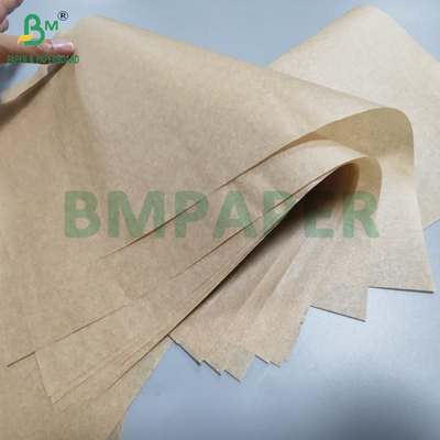 40gm Greaseproof Brown Oven Baking Liner Χαρτί ανθεκτικό στη θερμότητα 30 x 40 ιντσών
