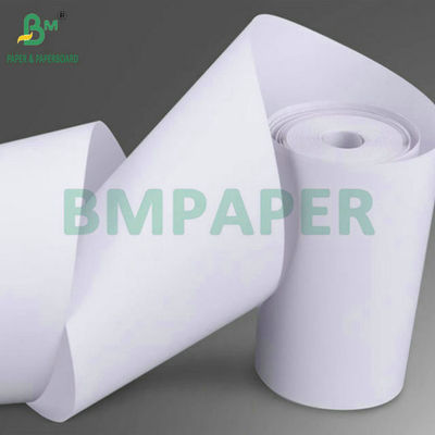 Καλή λευκότητα 55g 80mm x 80mm Θερμική απόδειξη Χάρτη POS Roll Για εκτύπωση