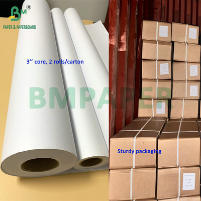 32lb 35lb φωτεινότητα Wide Format CAD Bond Roll 24' 36' x 100'