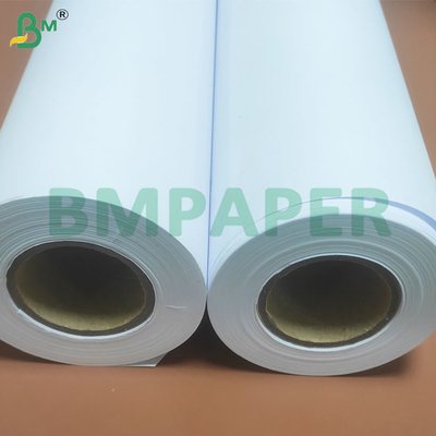 80 GSM Υψηλής ακρίβειας Αντι-Κουρλ CAD Σχεδιαστής Χαρτιού Ρολ 614mm πλάτος
