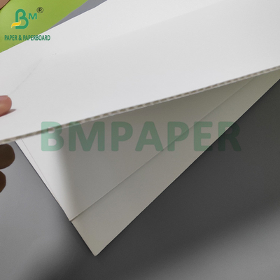 120+120+120g λευκά κυματοειδή φύλλα χαρτονιού για καλλυντικά 30" x 40"