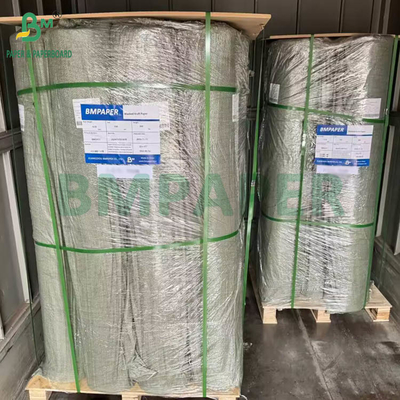 0.55mm 0.60mm Σκοτεινό καφέ πλυμένο χαρτί Kraft για τζιν Ετικέτα 150cm X 100m