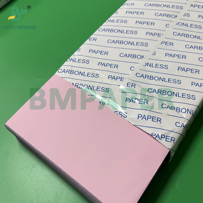 55 - 80gm Χάρτινο χαρτί CF χωρίς άνθρακα για αποδείξεις Χαλάρωτο ροζ πράσινο μπλε κίτρινα φύλλα