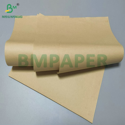 Δασελίδα ξύλου υψηλής αντοχής 60g 80g Brown Kraft Paper Roll για χαρτοσακούλες