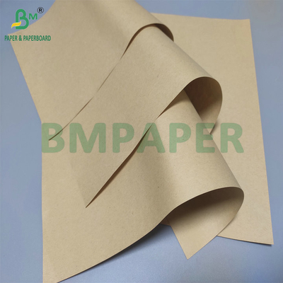 Δασελίδα ξύλου υψηλής αντοχής 60g 80g Brown Kraft Paper Roll για χαρτοσακούλες