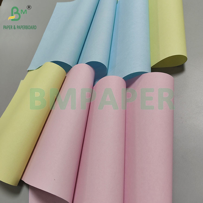80gm CB CFB CF Carbonless Copy Paper Roll 242mm × 12000m Εικόνα Μπλε