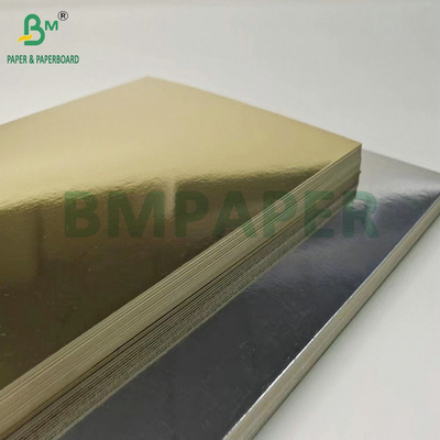 400gm 425gm Χρυσό μεταλλικό χαρτόνι για την κατασκευή συσκευασίας
