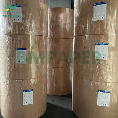60gm Brown Kraft Greaseproof Paper Rolls For Fried Food Packaging Kit 7 Ανθεκτικότητα στο λάδι