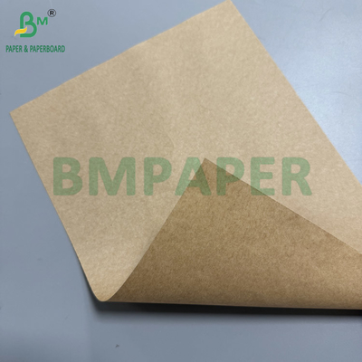 60gm Brown Kraft Greaseproof Paper Rolls For Fried Food Packaging Kit 7 Ανθεκτικότητα στο λάδι