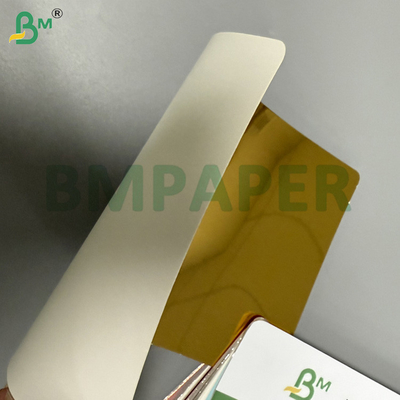 200g 250g Μεταλλικό χαρτόνι Χρυσό 1 πλευρά με λευκή πλάτη 70 x 100cm