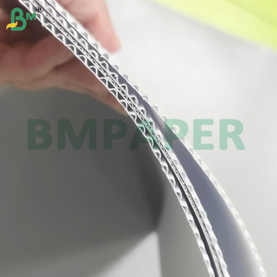 135+135+135gm 3 στρώματα λευκά κυματισμένα φύλλα χαρτιού για κουτί πίτσας