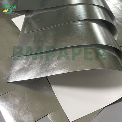 56gm Food Garde Ασημένιο Ανθεκτικό σε υψηλές θερμοκρασίες αλουμίνιο - Κατόπιν επικάλυψης χαρτί για συσκευασία χάμπουργκερ