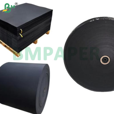 180gm 230gm Μαύρο χαρτί από χαρτόνι για ετικέτα ένδυσης Καλή δυσκαμψία 70 x 100cm
