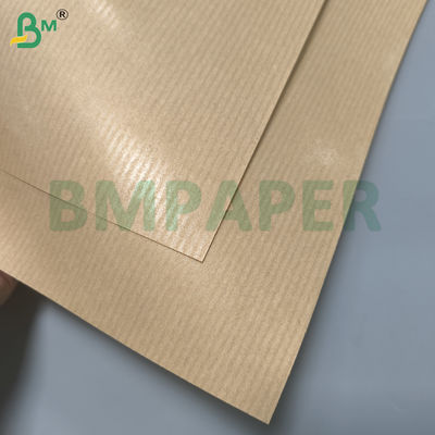 Machine Glazed ( MG ) Creped Kraft Paper 60gsm Unbleached Brown Color
