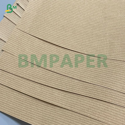 70gsm Smooth Brown Stripped Kraft Paper Sheets for Packing