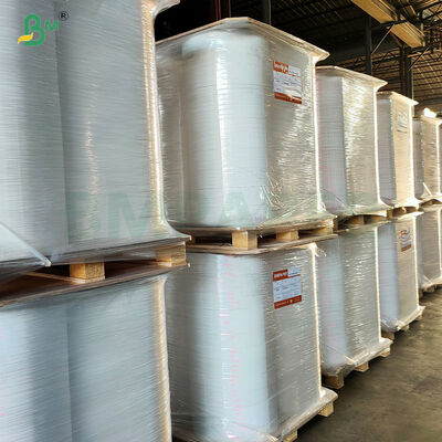 Υπεράσπιση υγρασίας από την FDA Λευκά ποτά Χαρτί περιτύλιξης από άχυρο σε ρόλο