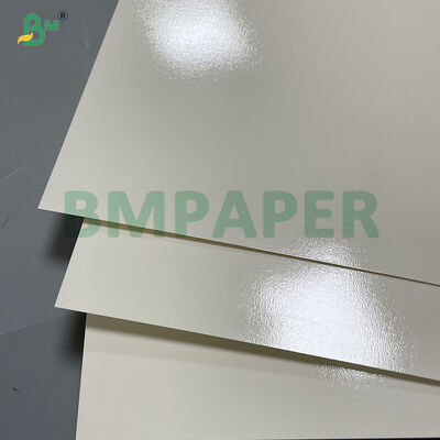 315g + 15g Επικάλυπτο λευκό χαρτόνι PET τροφίμων για πιάτα τροφίμων