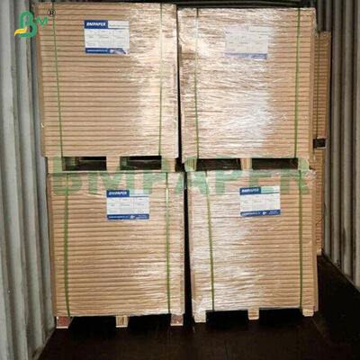 300gsm διπλής όψης χαρτί κραφτ καφέ ανθεκτικό στο γράσο με επίστρωση PE