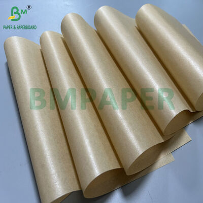 30gm 35gm 40gm Καφέ χρώμα Σιλικόνιο χαρτί για ψήσιμο πλάτος 75cm