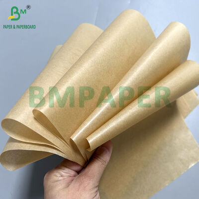 30gm 35gm 40gm Καφέ χρώμα Σιλικόνιο χαρτί για ψήσιμο πλάτος 75cm